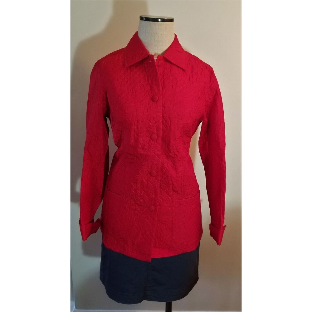 Coldwater Creek Red long jacket